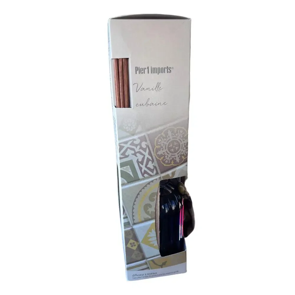 Pier 1 One Imports Reed Diffuser Set Cuban Vanilla 10 oz‎  Set New Discontinued